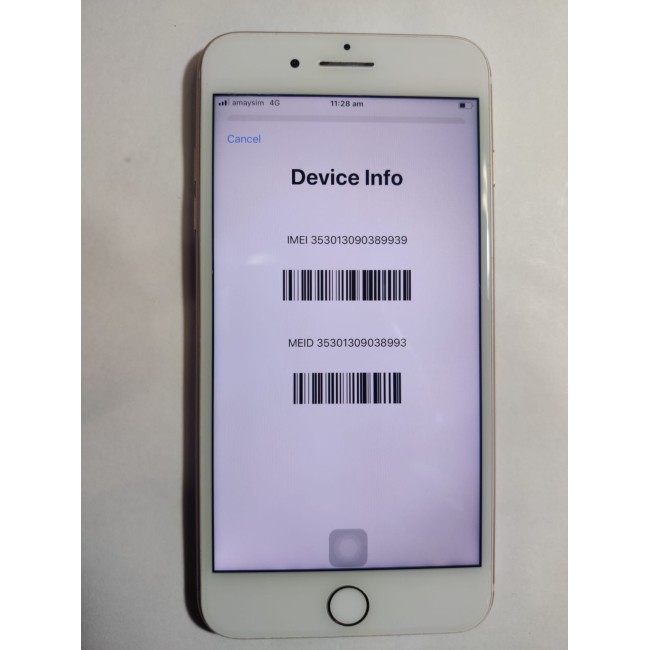 iPhone 8 Plus 64GB Gold Home Button Not Working